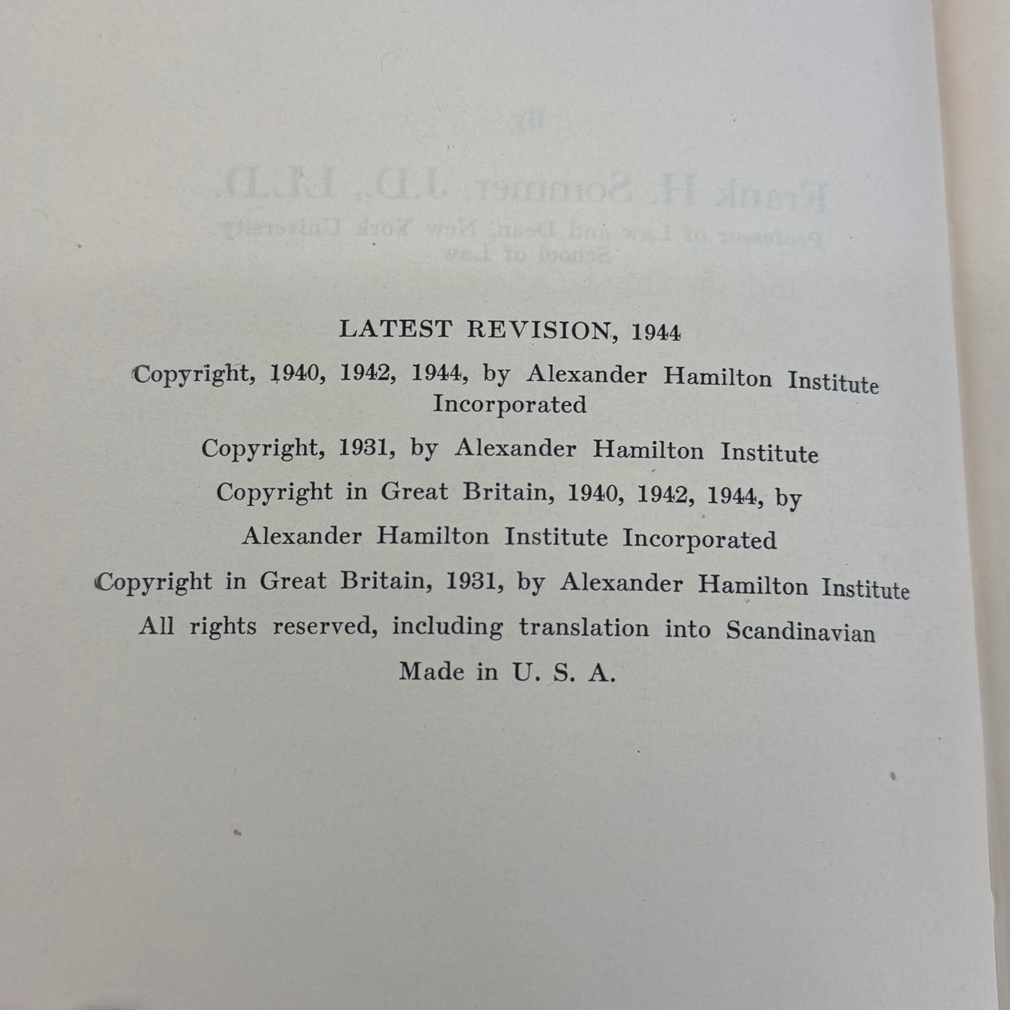Modern Business Books Alexander Hamilton Institute Set 13 Vintage  1943-45