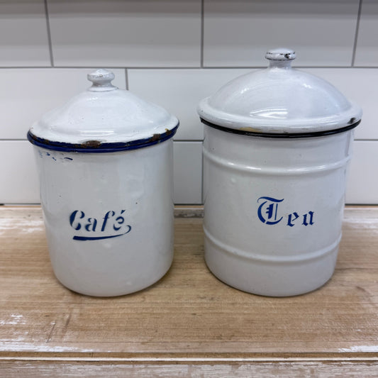 Blue & White Enamelware Kitchen  Selection