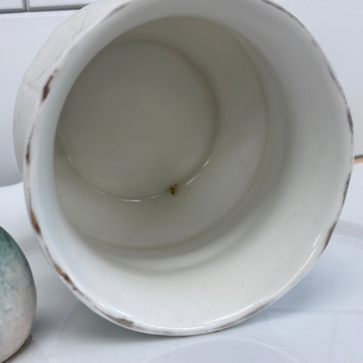Handmade Porcelain Teacup Bird Display Plate