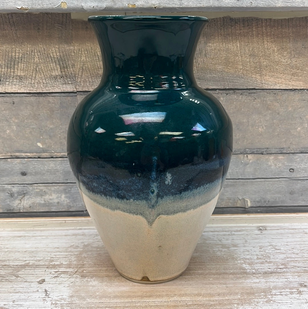 Clarksville Pottery Dip Glaze Vase