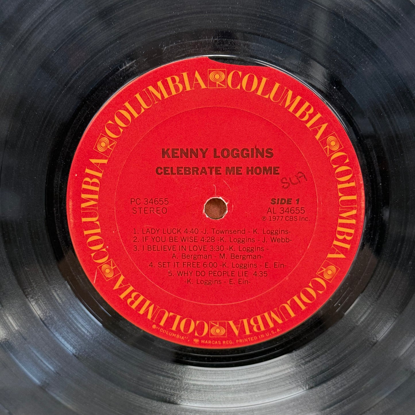 Kenny Loggins Celebrate Me Home Vinyl Record 1977 #PC34655