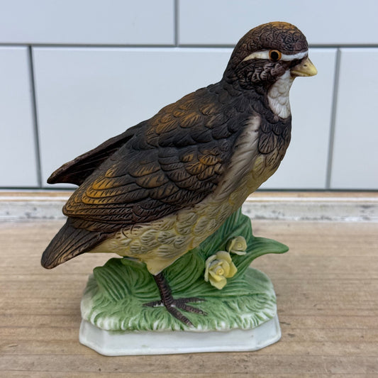 Napcoware Bob-White Quail Figurine #3808 Porcelain