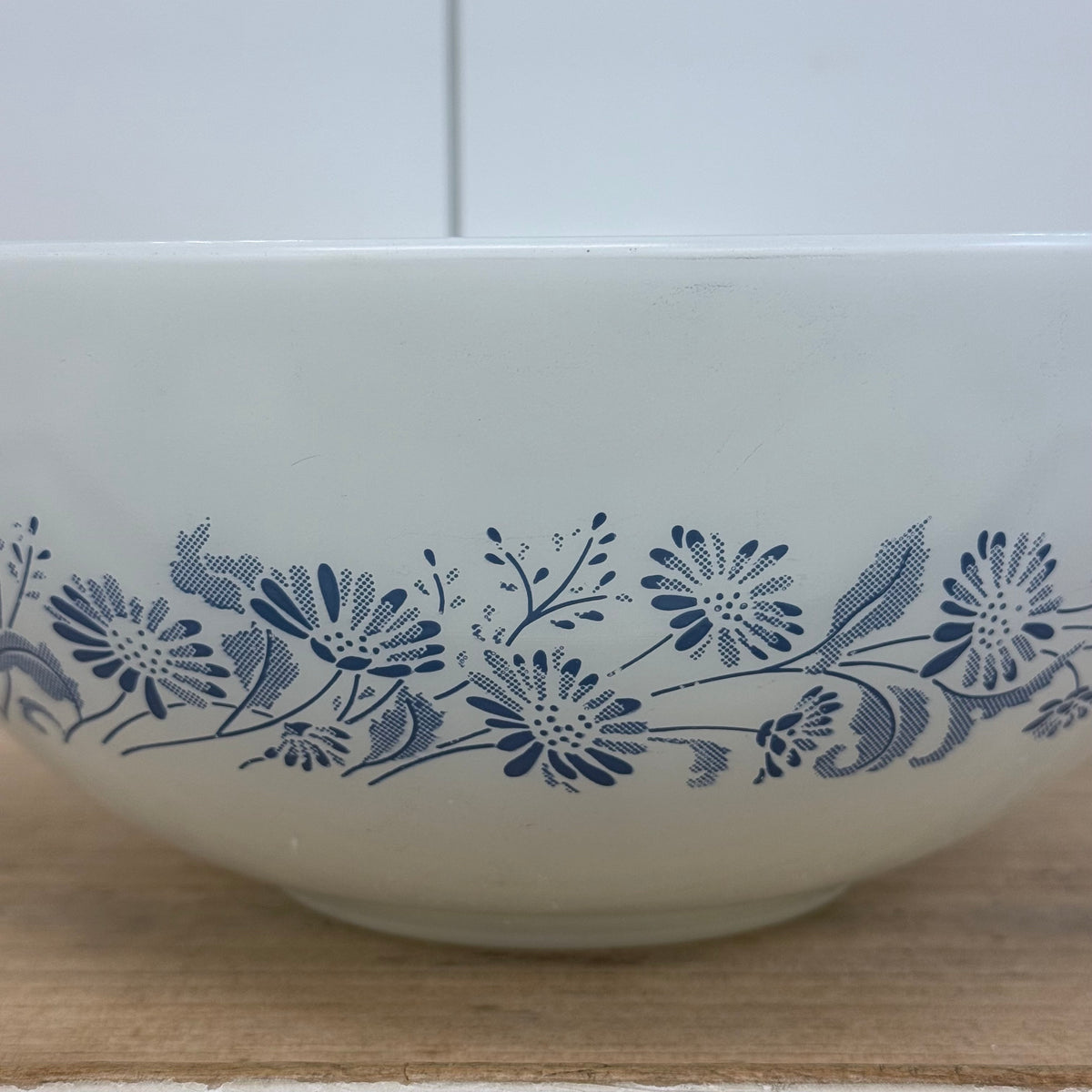 Pyrex Colonial Mist Blue Floral Casserole Dish 1980s