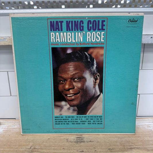 Nat King Cole Ramblin’ Rose Mono Vinyl Record 1962 #T-1793