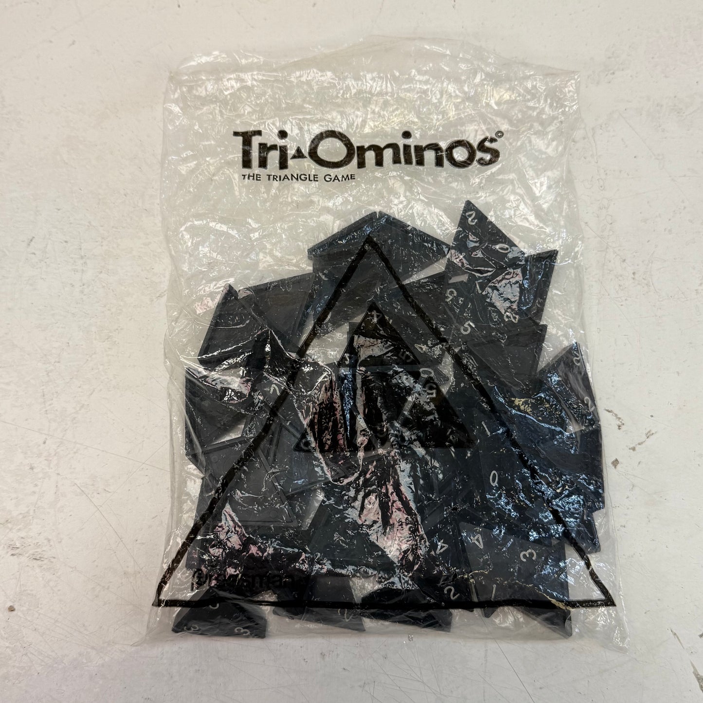 Pressman Tri-Ominos Puzzle Game Complete, 1960s