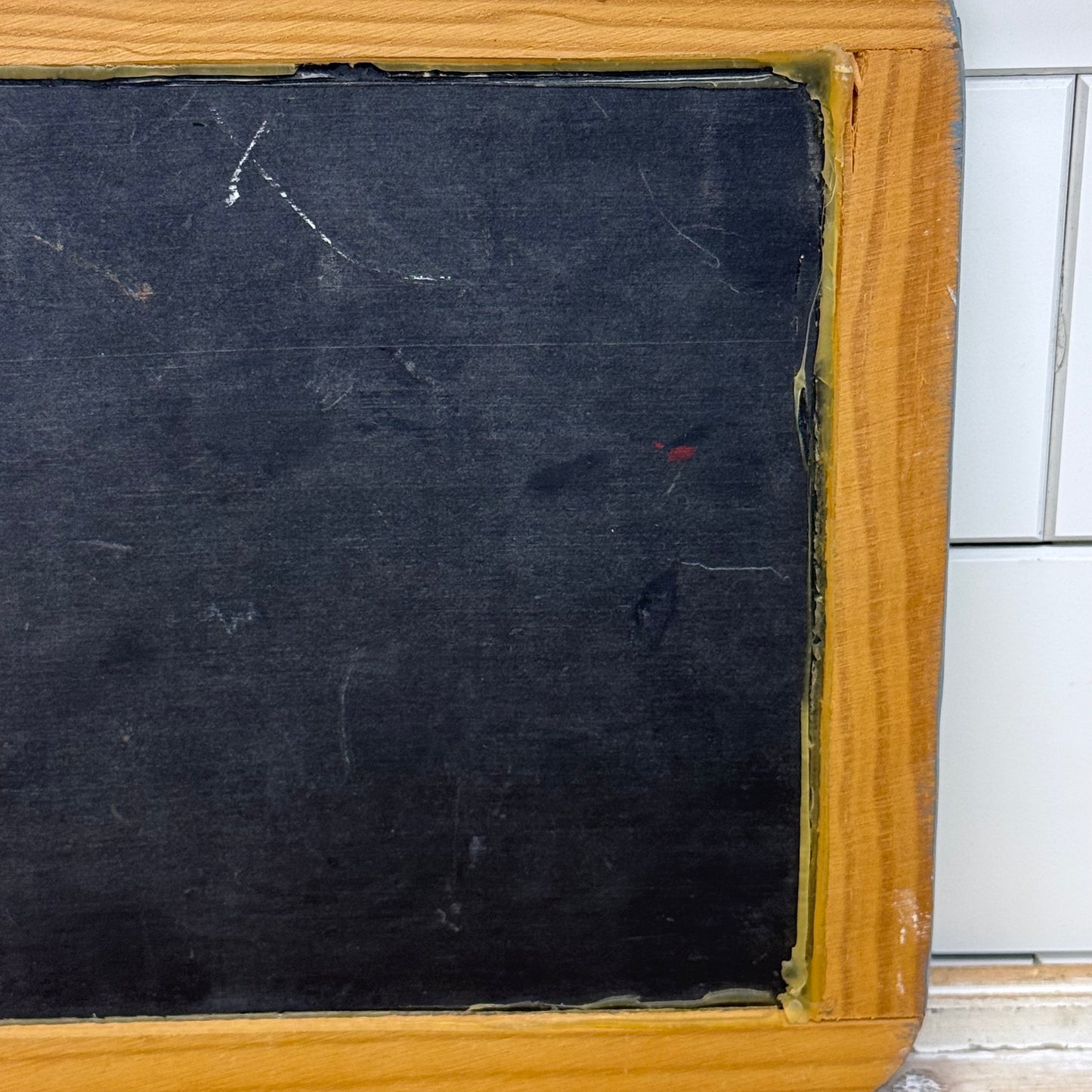 Folk Art Dolls Hand Painted Reversible Chalkboard Sign Signed