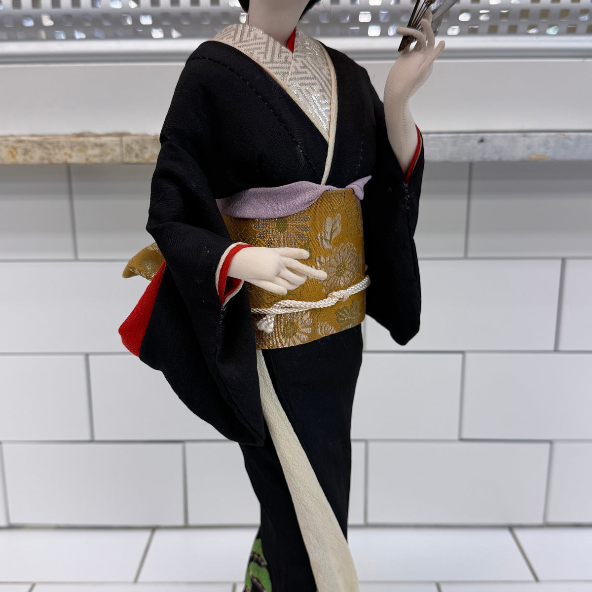 Japanese Doll in Acrylic Display Case