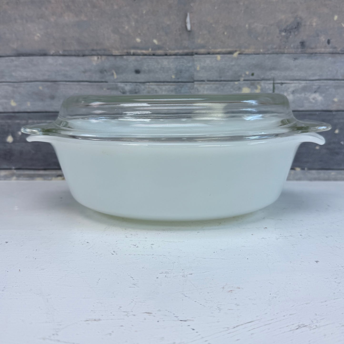 Hocking & Fire King Harvest Vegetable  Casserole Dish, Set of 2