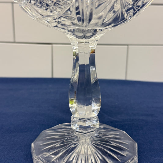Cut Crystal Pedestal Compote
