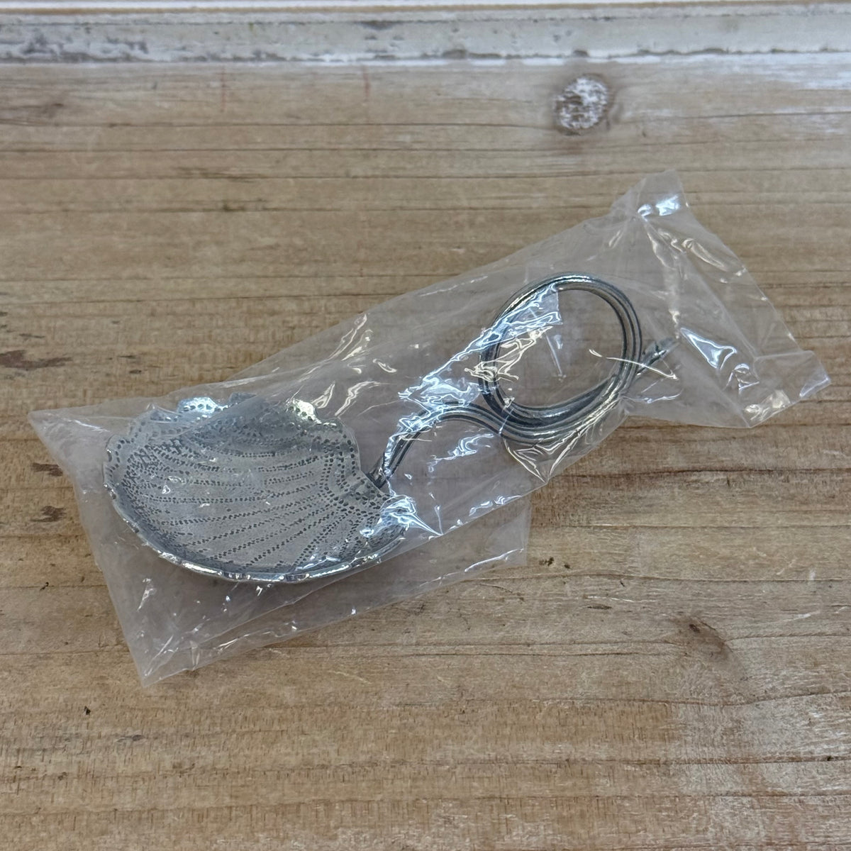 Colonial Williamsburg Apple Shell Tea Caddy Spoon