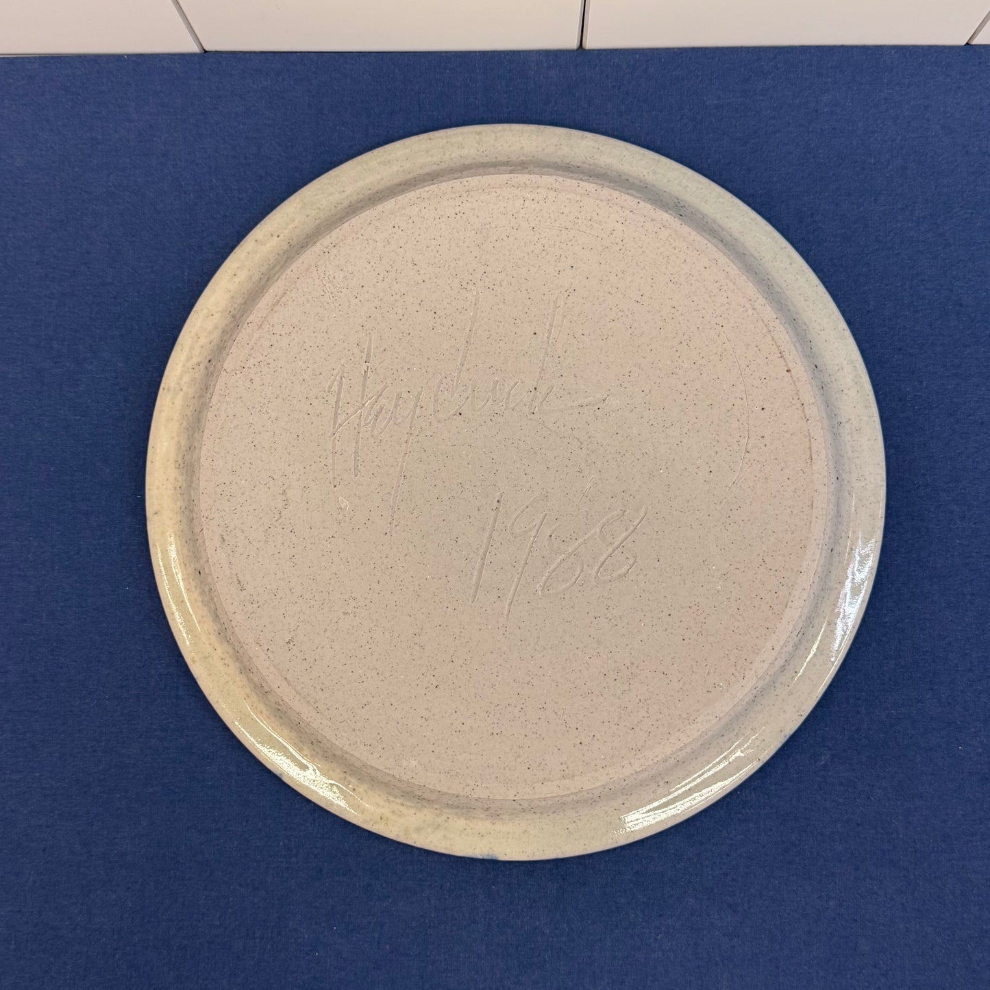 Bill Heyduck 1988 Signed Studio Pottery Plate Set of 4