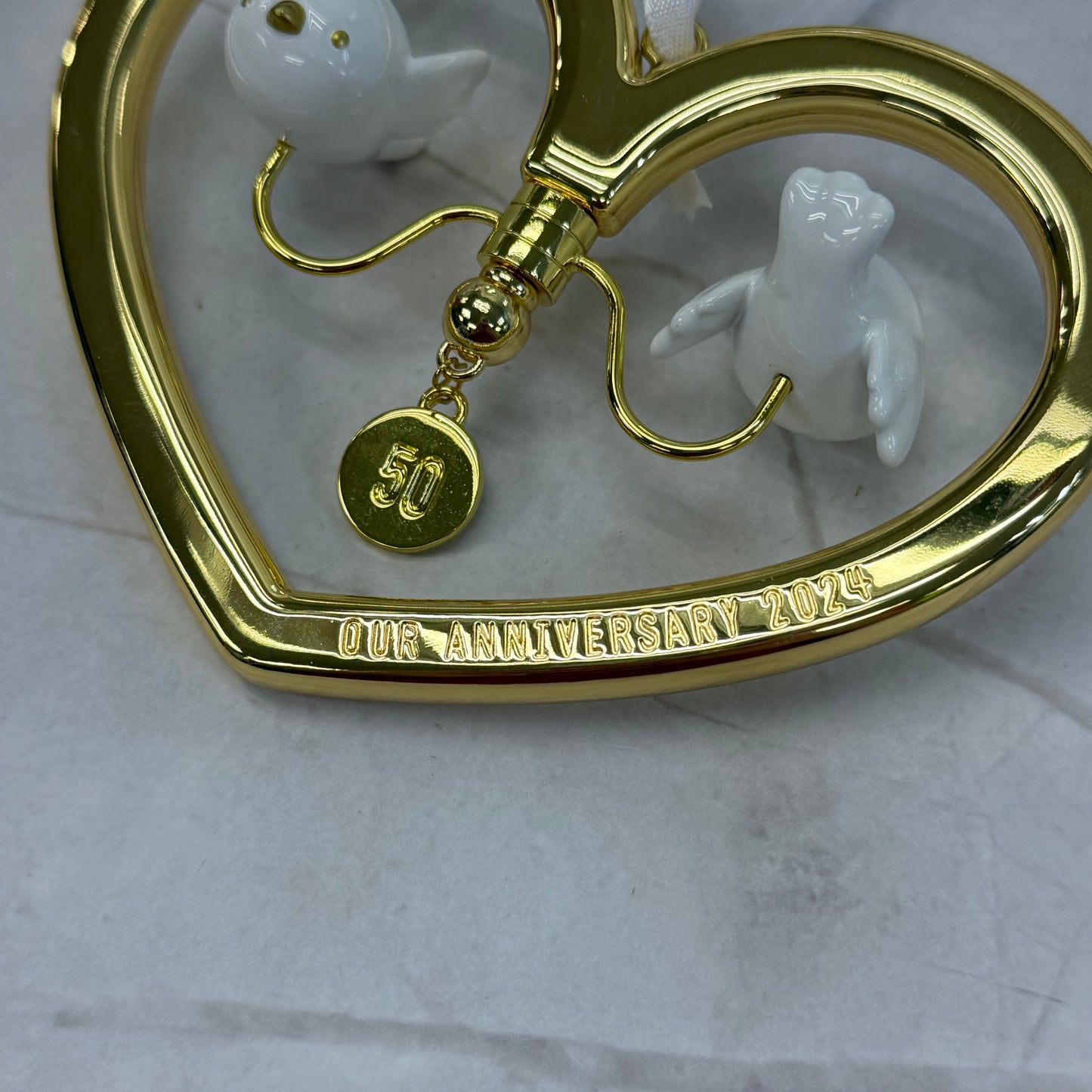 Hallmark Our Anniversary Ornament 2024, Metal