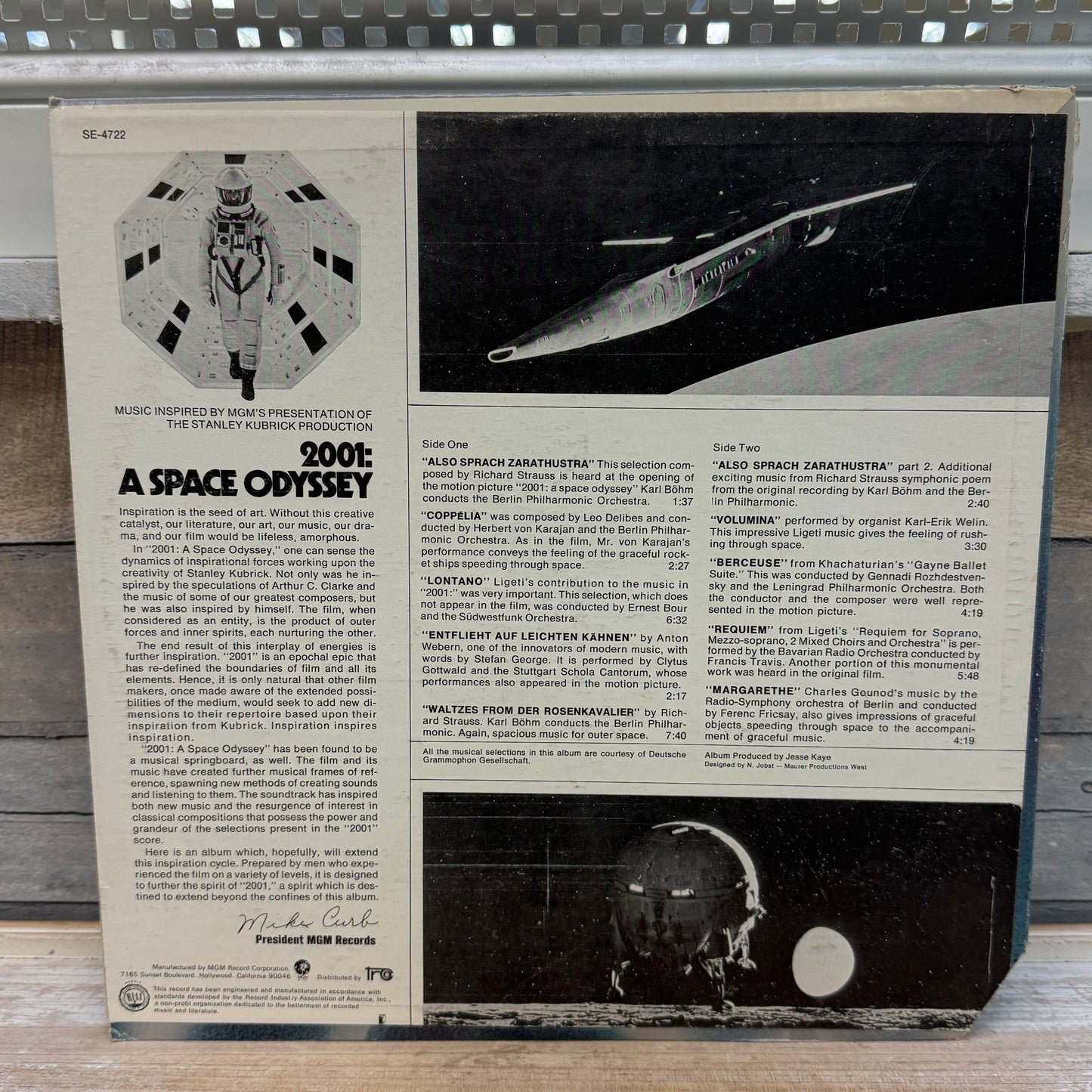 2001: A Space Odyssey Volume Two Vinyl Record, 1968