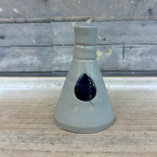 Williamsburg Pottery Salt Glazed Stoneware Bud Vase
