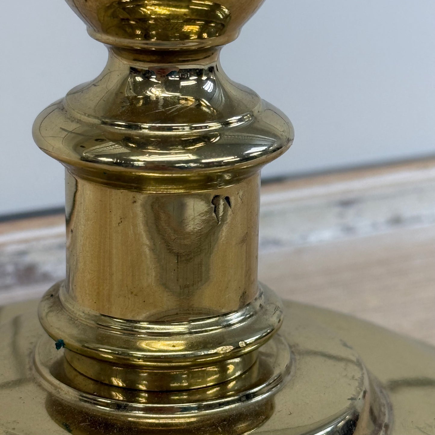 Virginia Metalcrafters Brass Candle Holder CW 16-34