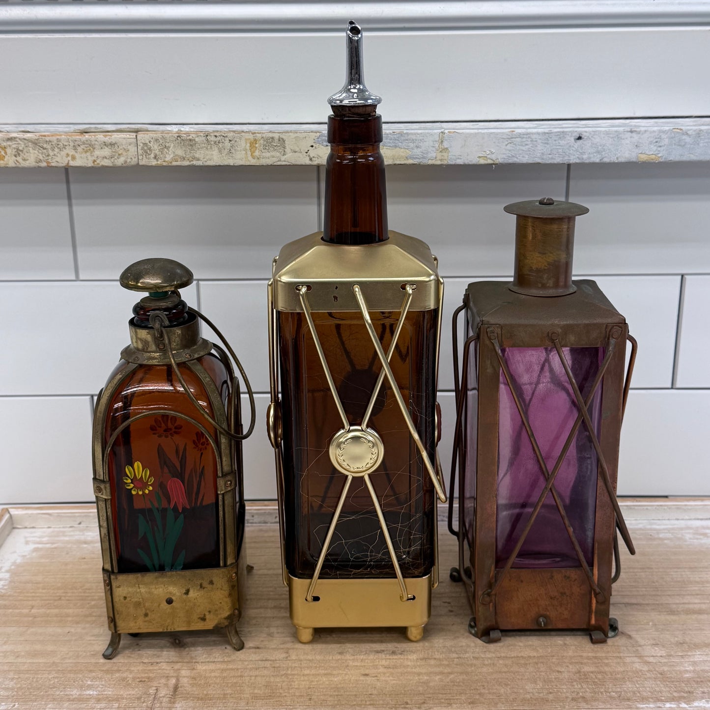 Vintage Musical Lantern Bottle Selection