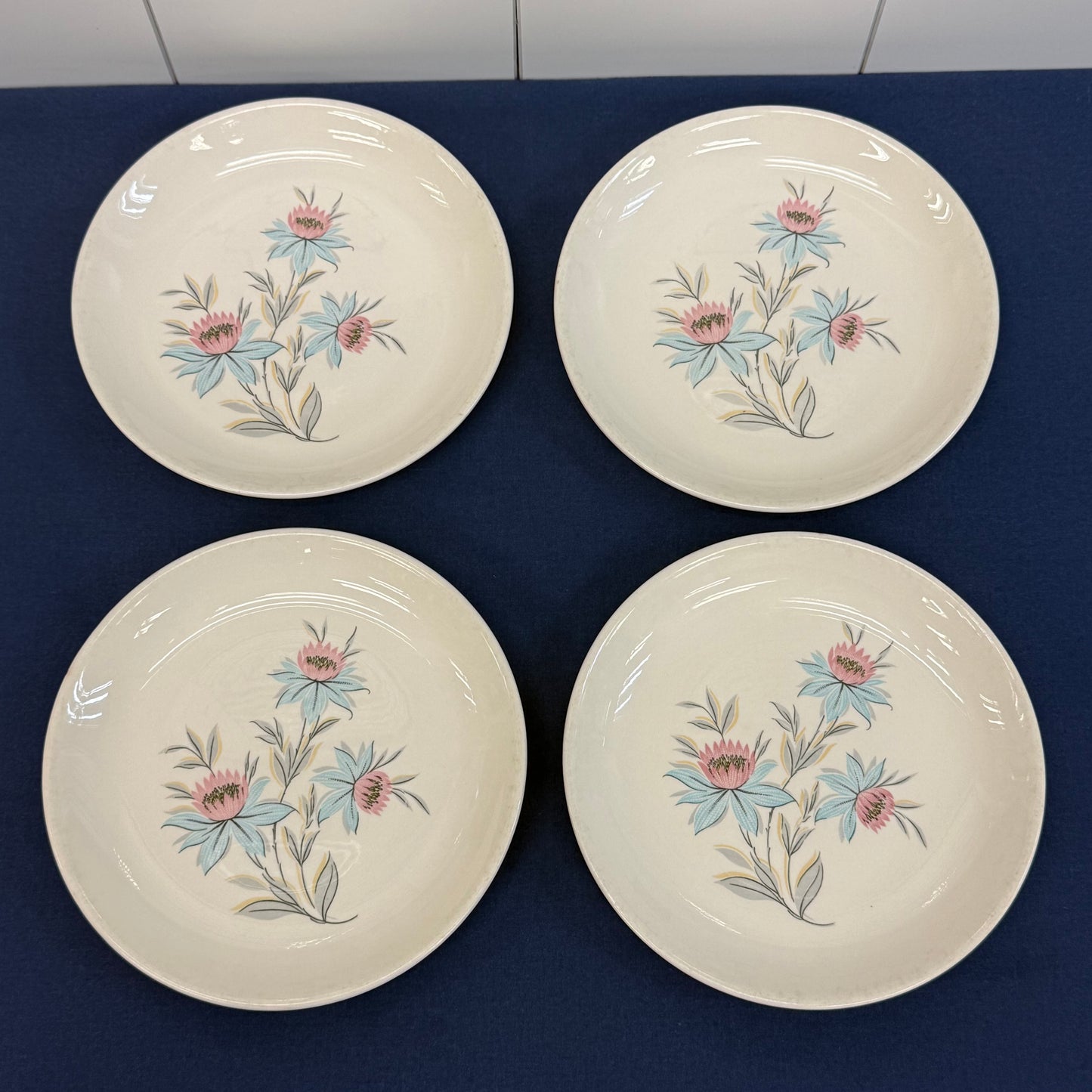 Steubenville Pottery Fairlane Plate & Bowl, Serves 4