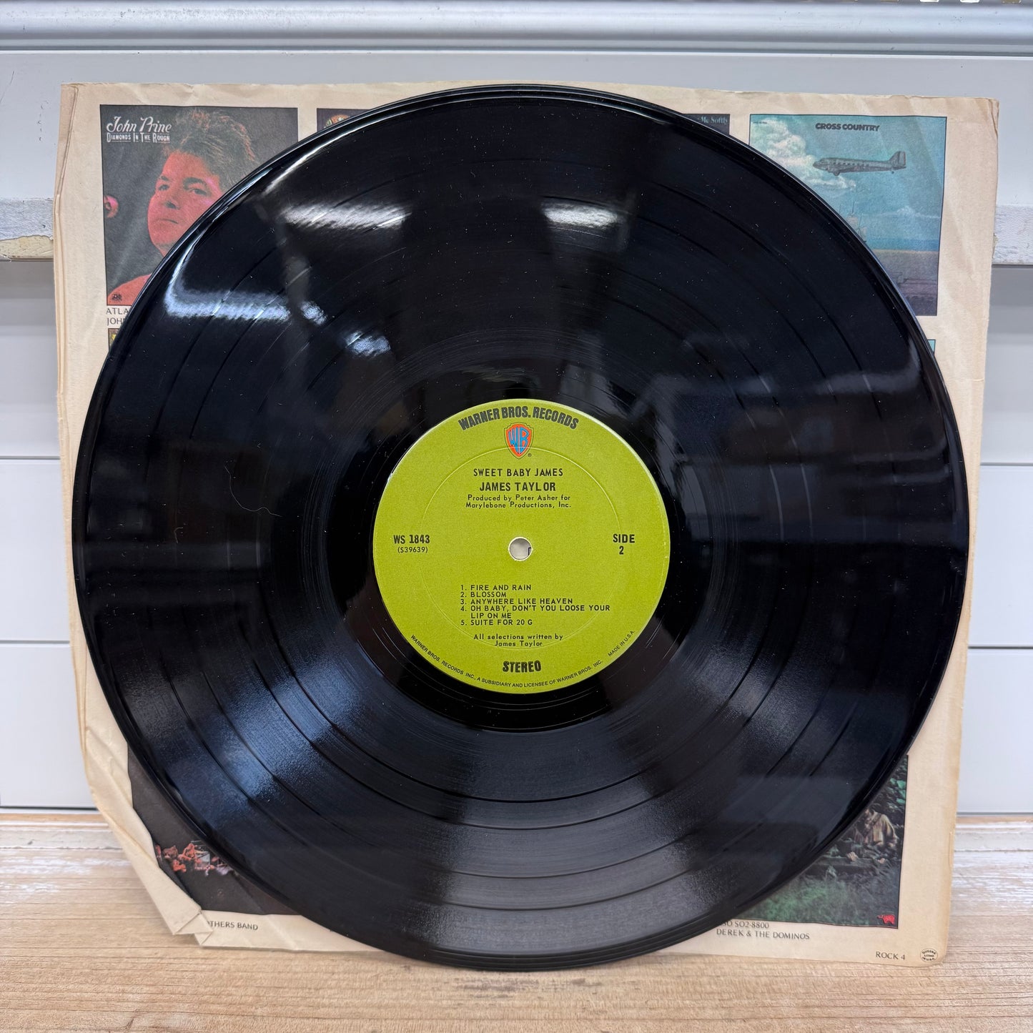 James Taylor Sweet Baby James Vinyl Record LP 1970 #WS 1843
