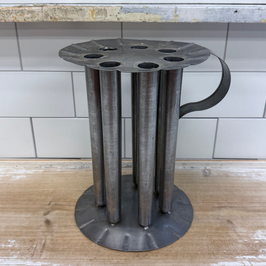 Multi Taper Candle Mold Rack Metal Farmhouse 1960s