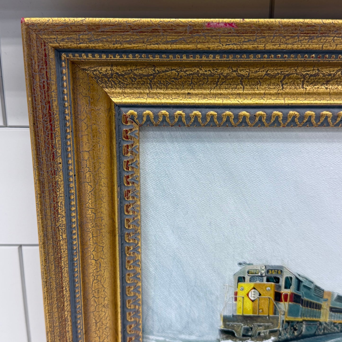 Robert L Hunt Conrail 77 Signed Giclee Train Art #8/200 2000