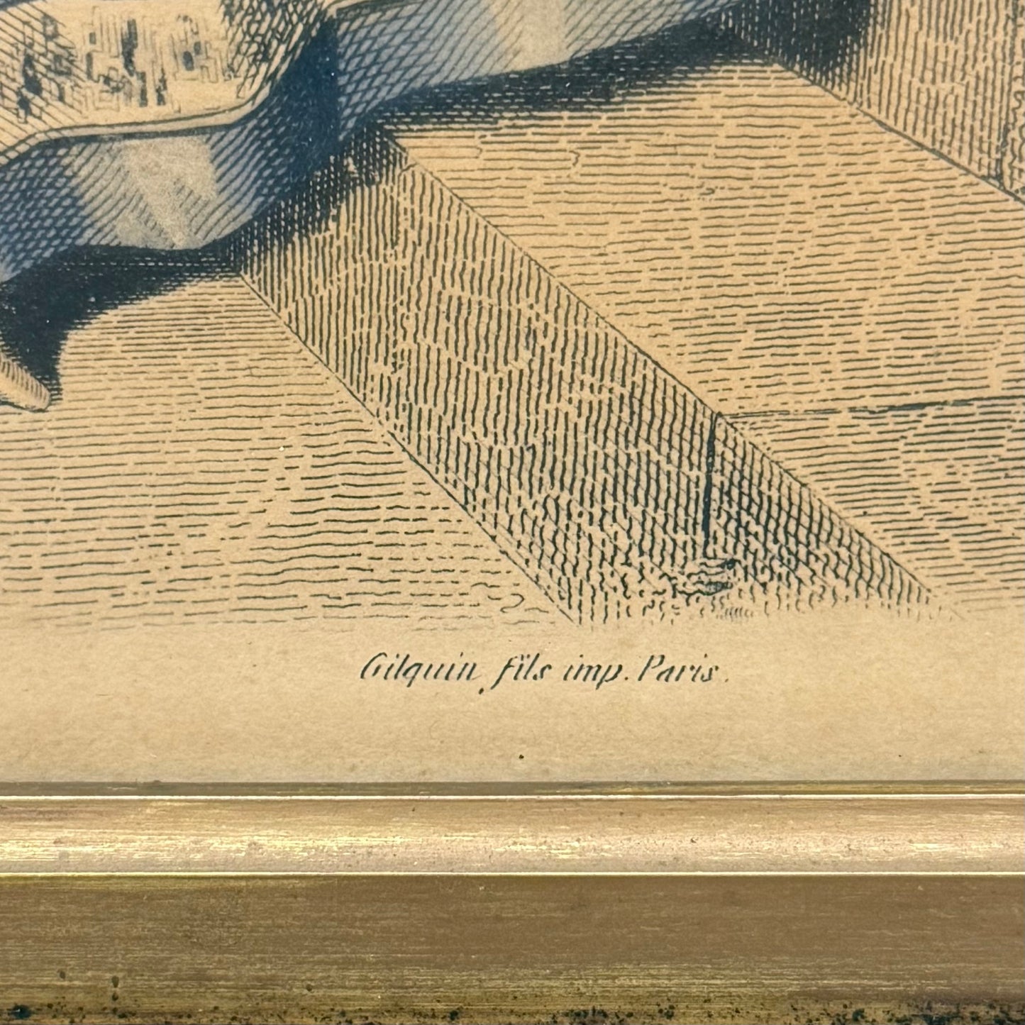 French Fashion Plate Gilquin Fils Paris 1850s Engraving