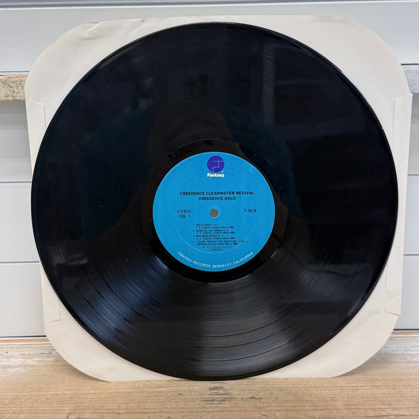Creedence Gold Vinyl Record LP 1972 #F-9418