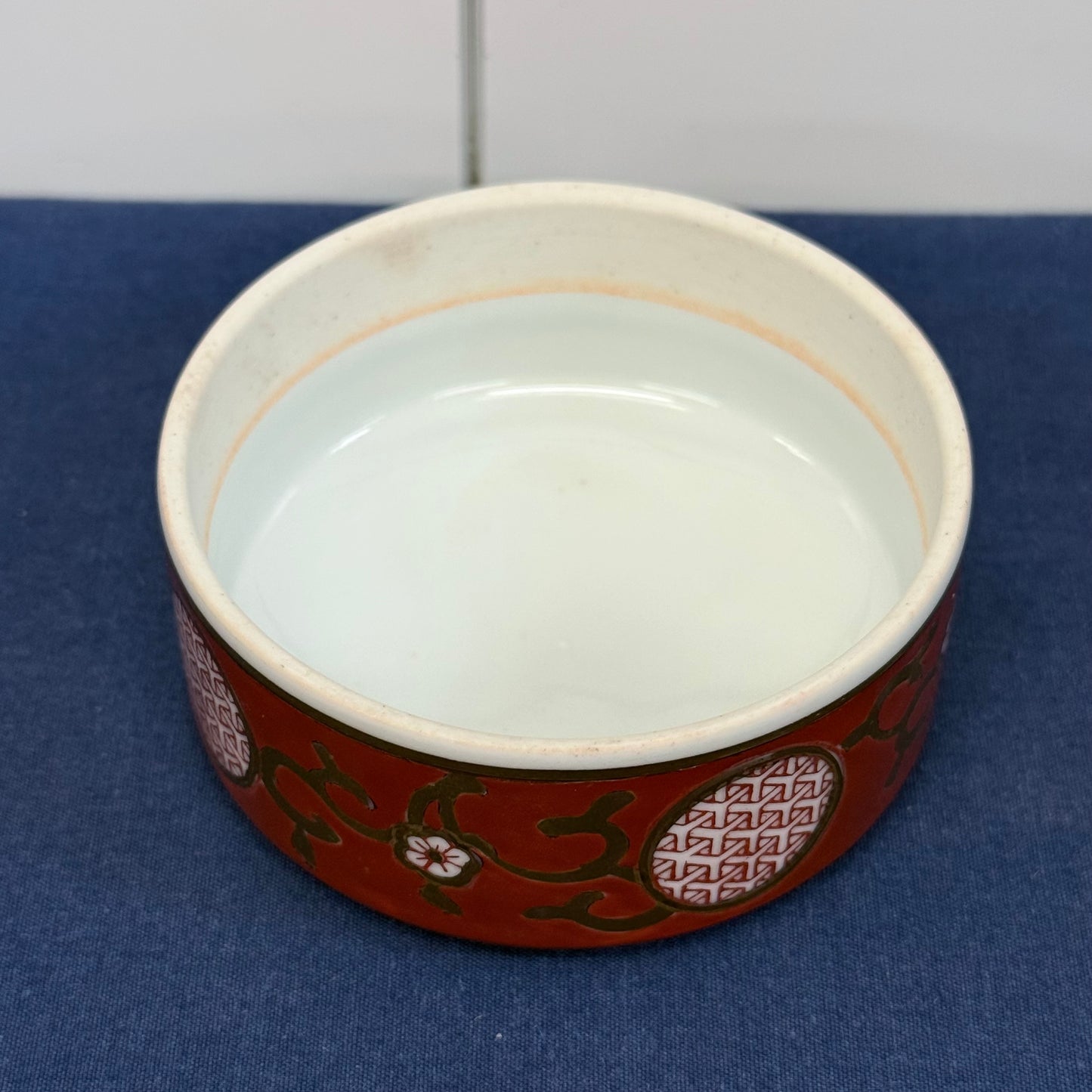 Gold Imari Hand Painted Porcelain Ginger & Tea Jars Set