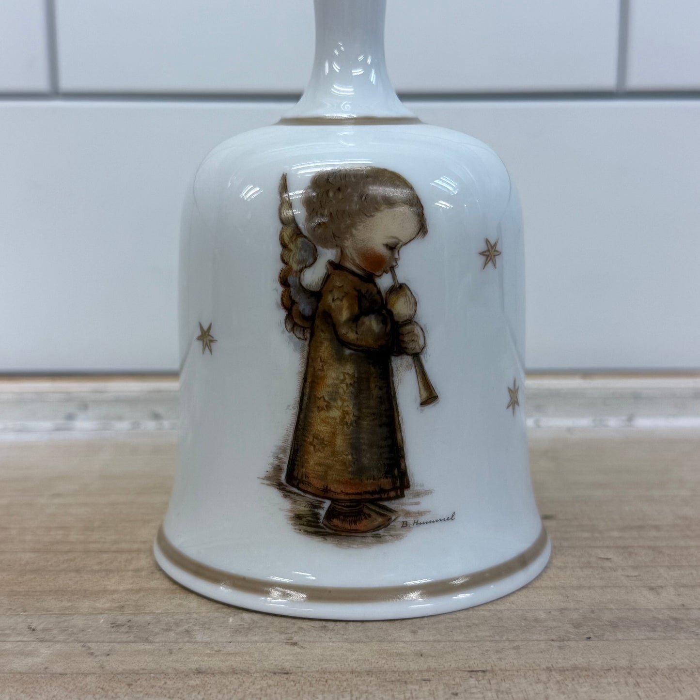 Schmid Hummel Bell, Porcelain Christmas 1972
