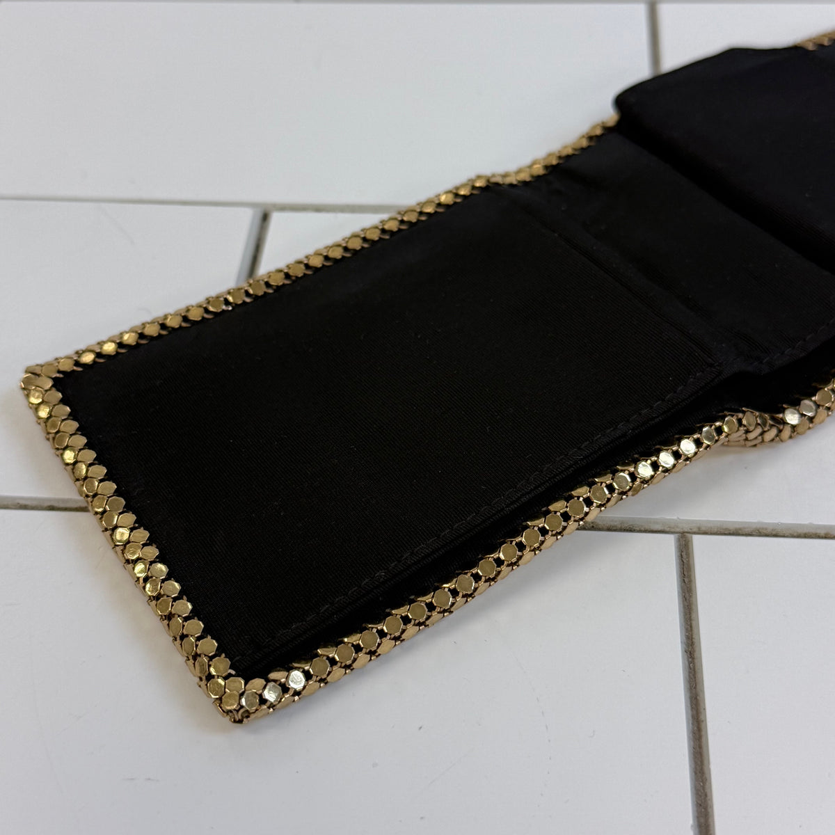 Whiting & Davis Gold Mesh Wallet 1960s