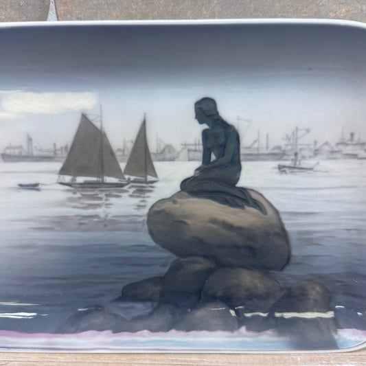 Royal Copenhagen Langelinie Mermaid Porcelain Dish