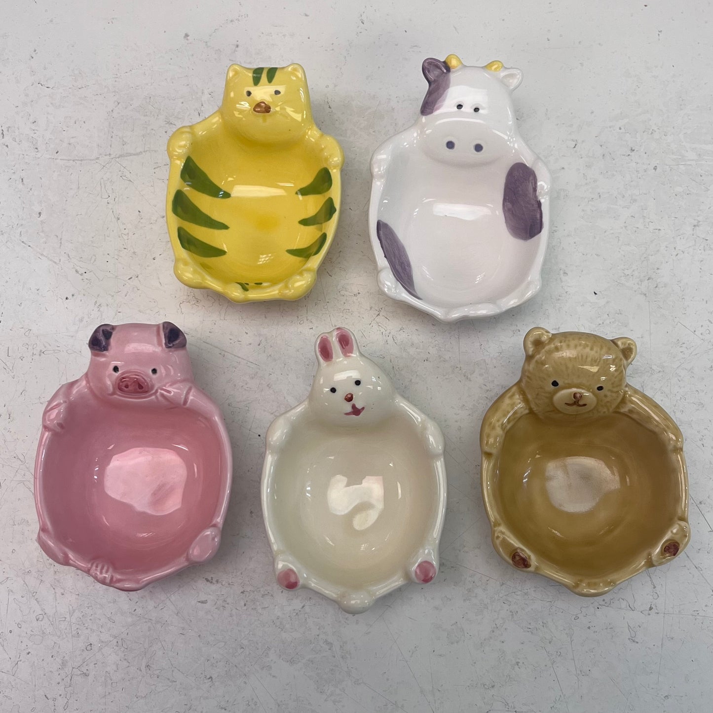 Kafuh Animal Shaped Condiment Bowls, Set of 5