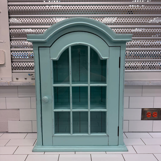 Farmhouse Wall Display Curio Cabinet