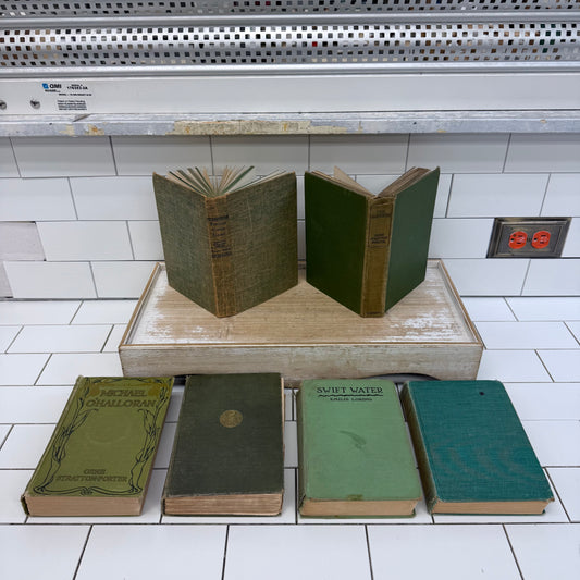 Antique Hardback Book Selection 1910–1930