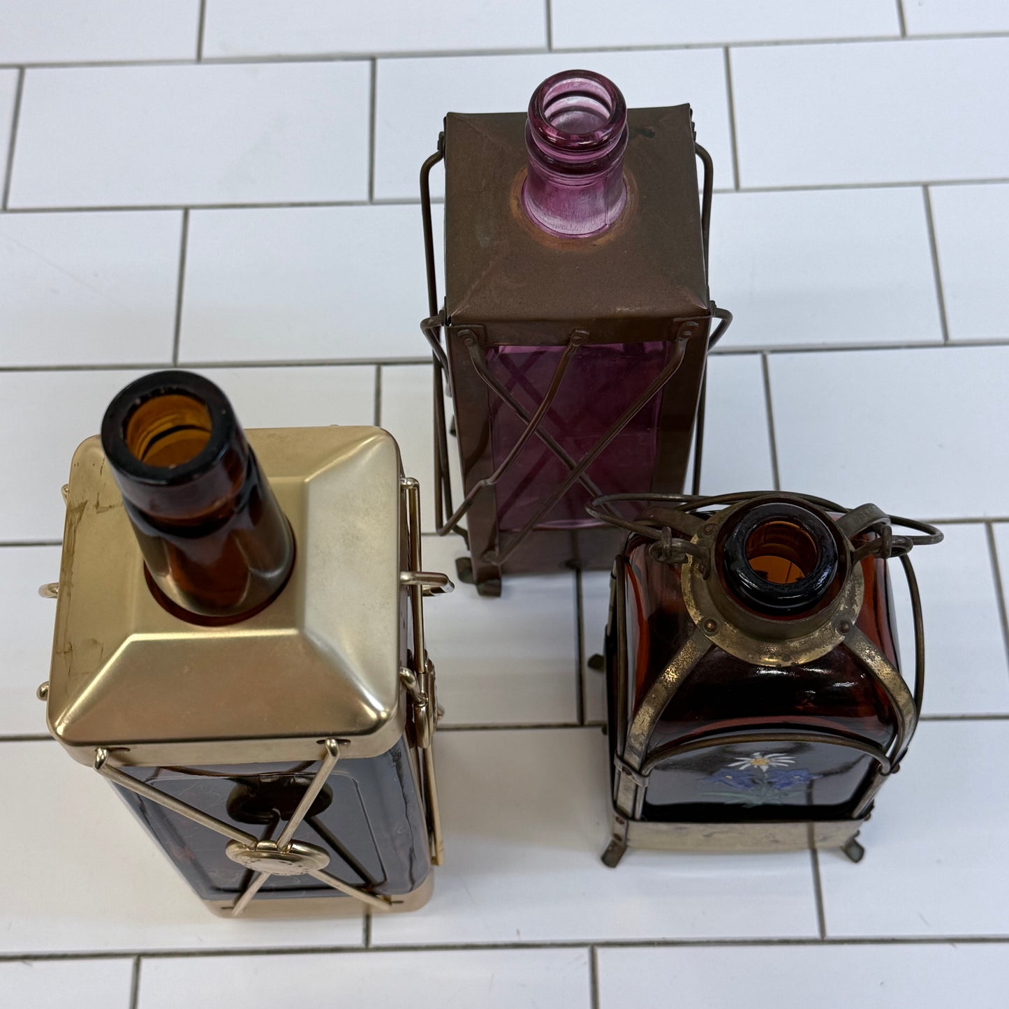 Vintage Musical Lantern Bottle Selection
