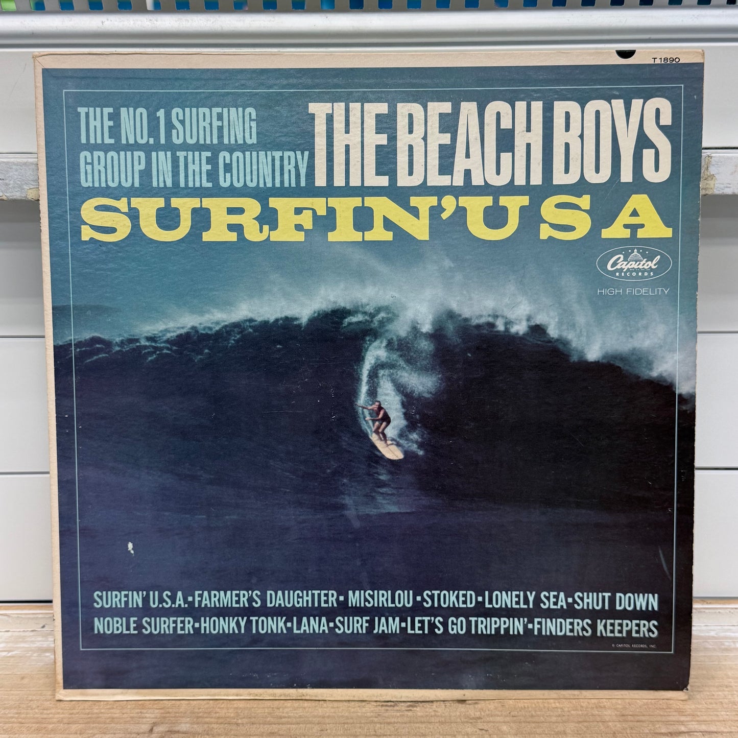 The Beach Boys Surfin' U.S.A. Vinyl Record LP 1963 #T-1890