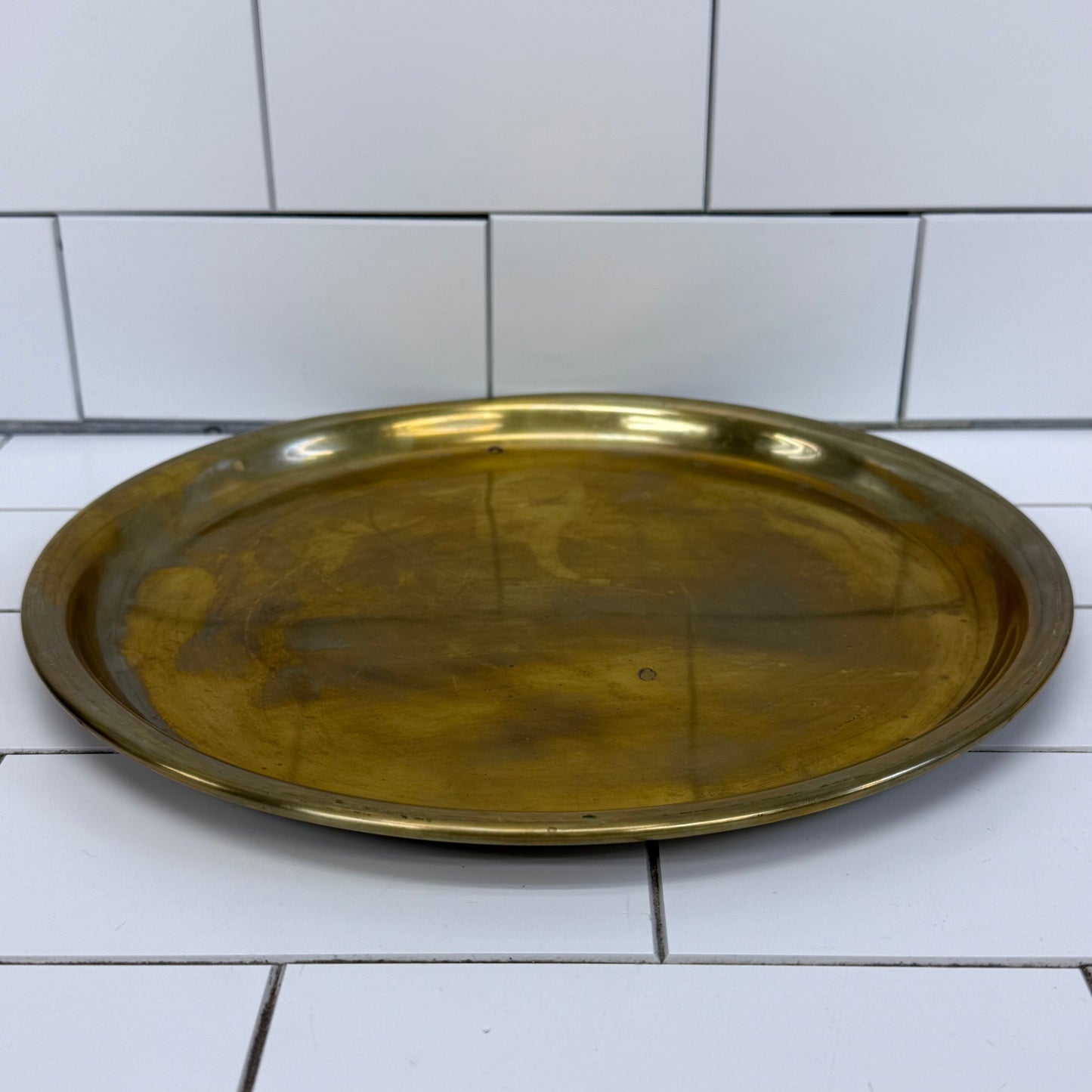 Vintage Brass Tray Smudge Pot & Claw Foot Bowl Lot of 3