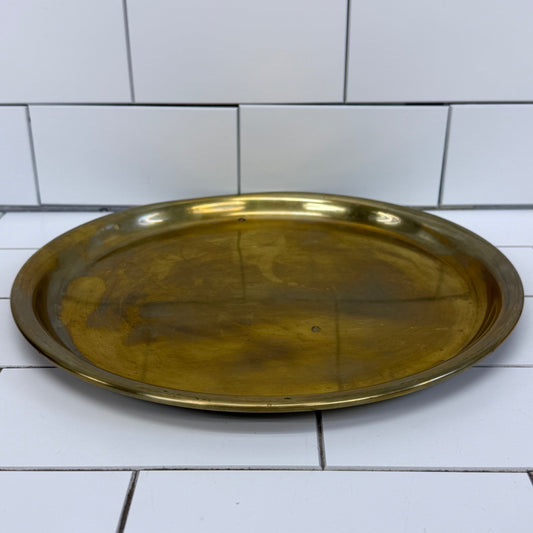 Vintage Brass Tray Smudge Pot & Claw Foot Bowl Lot of 3