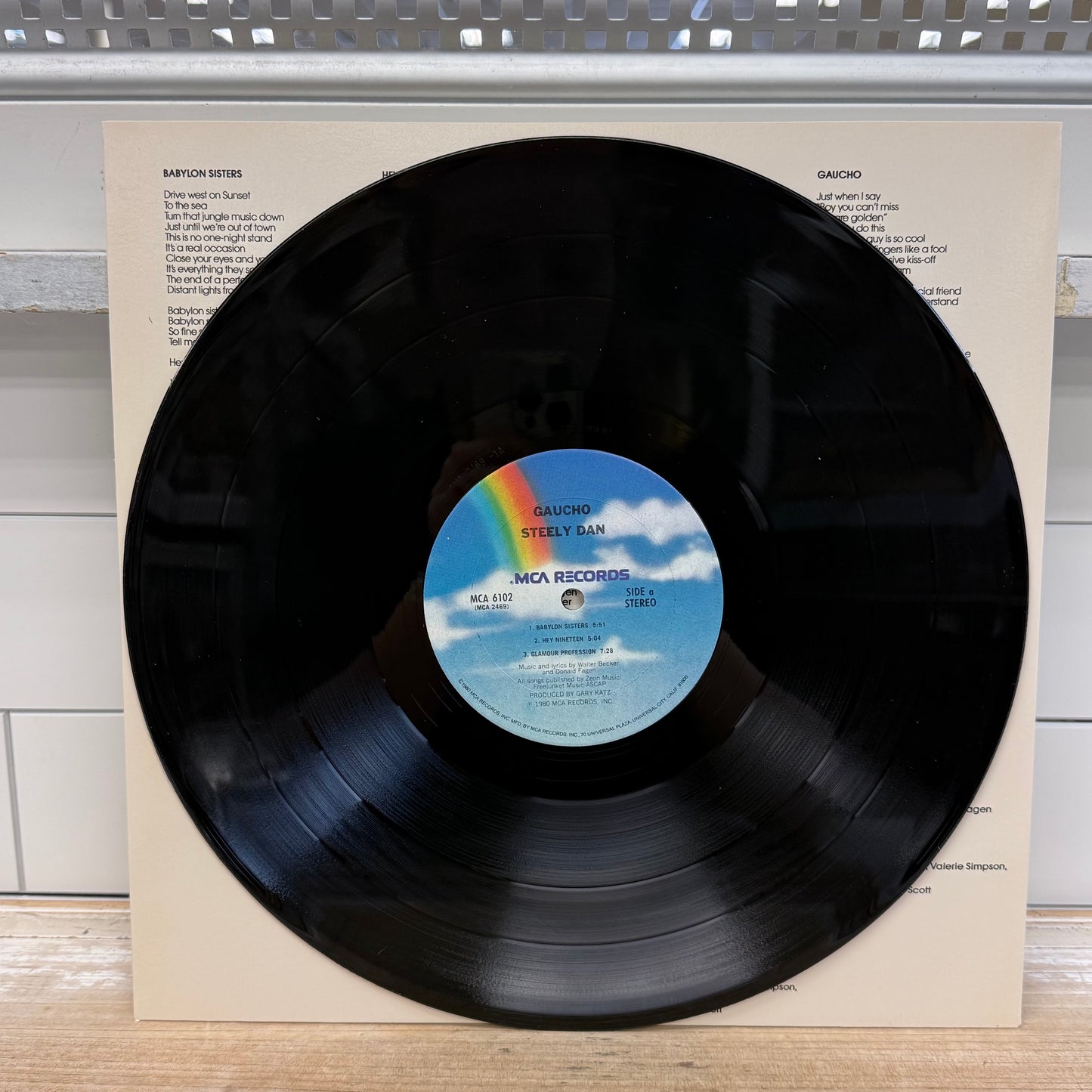 Steely Dan Gaucho Vinyl Record LP 1980