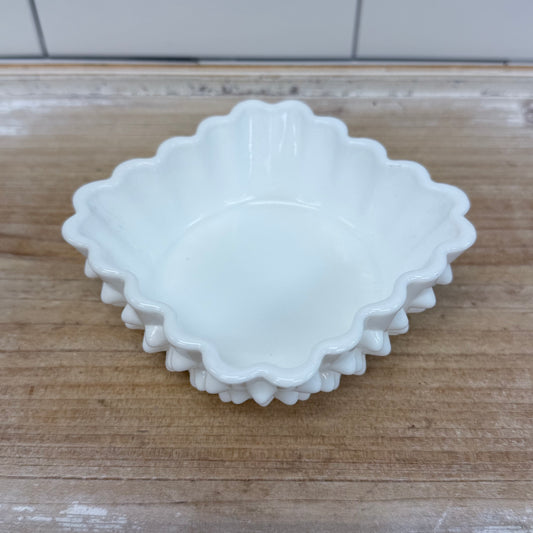 Fenton Hobnail Milk Glass Bowl