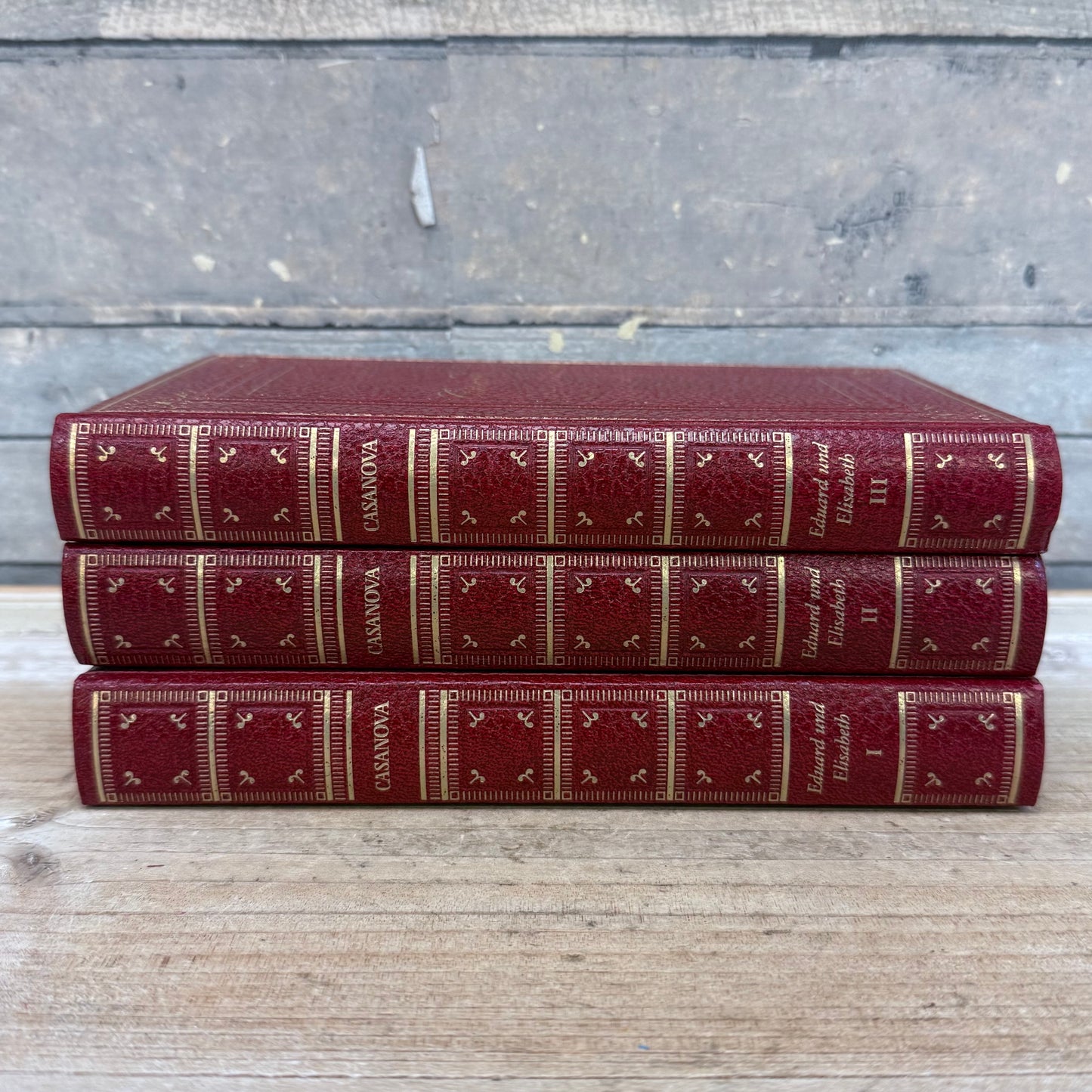 Giacomo Casanova Icosameron 3 Volume Set, German 1969 Ed.