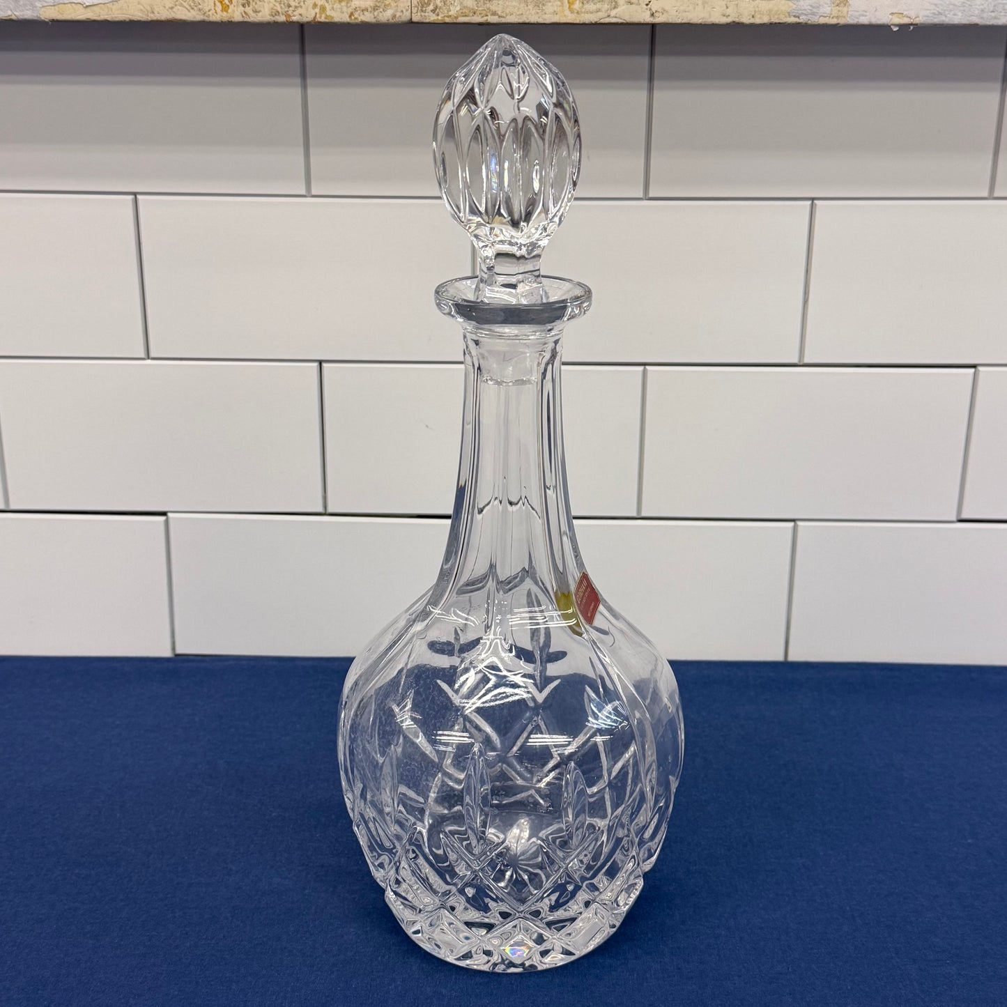 Gorham King Edward Cut Crystal Decanter with Stopper
