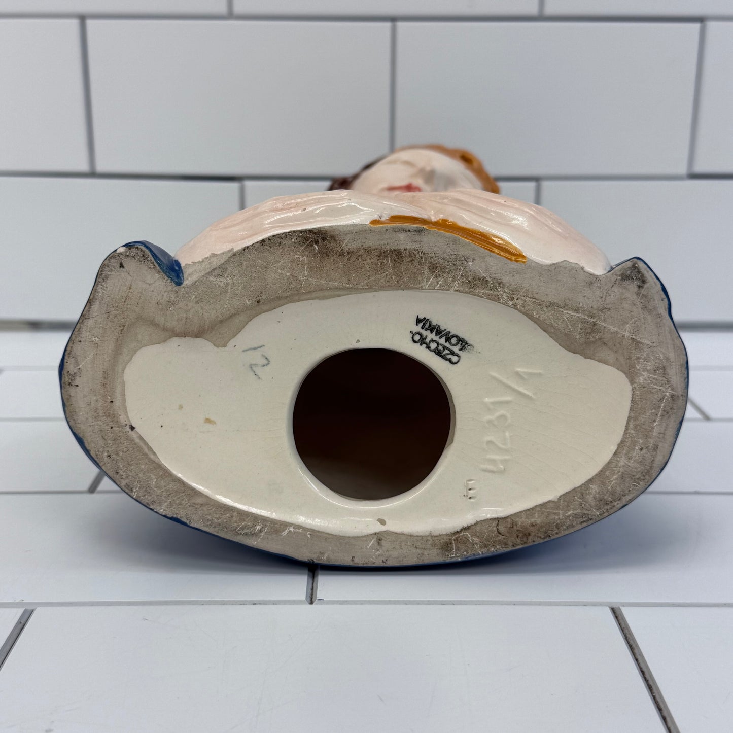 Virgin Mary and Jesus Figurine, Porcelain