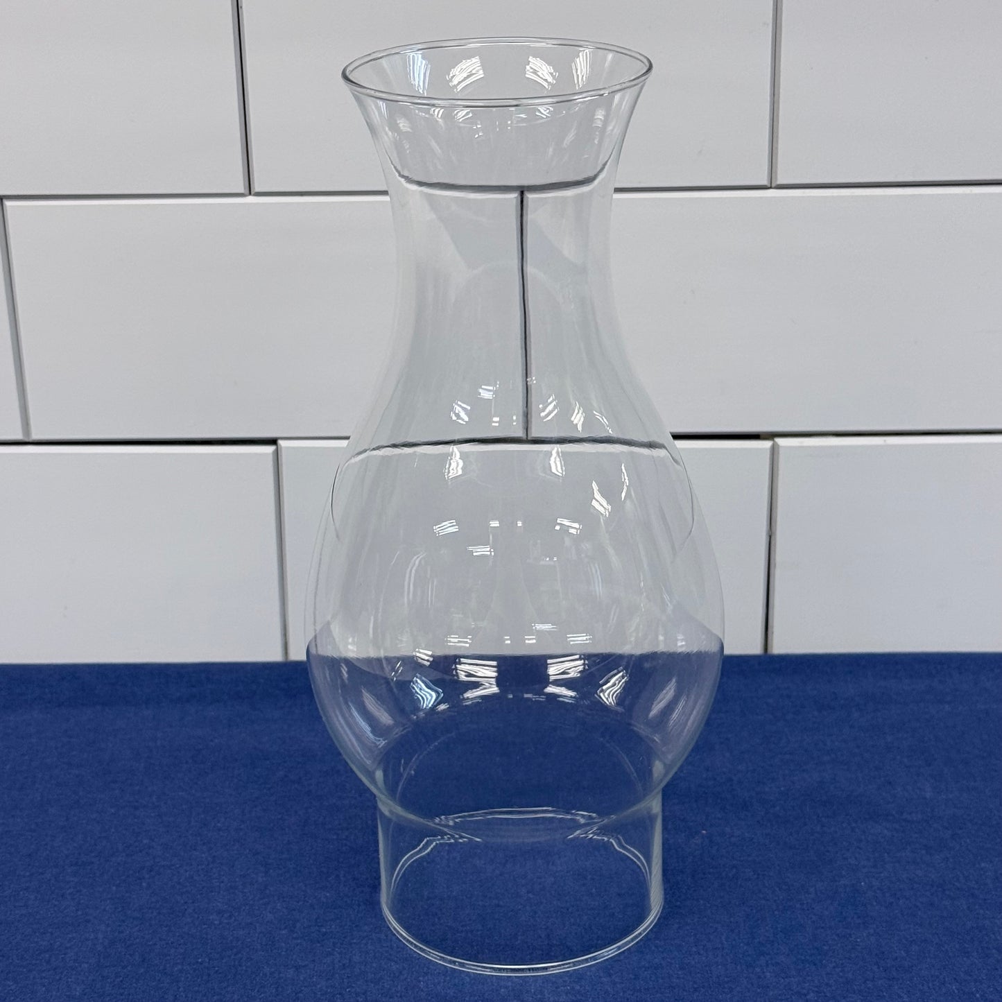 Lamplight Farms Frosted Hurricane Oil Lamp Fish Scale Glass 1980s