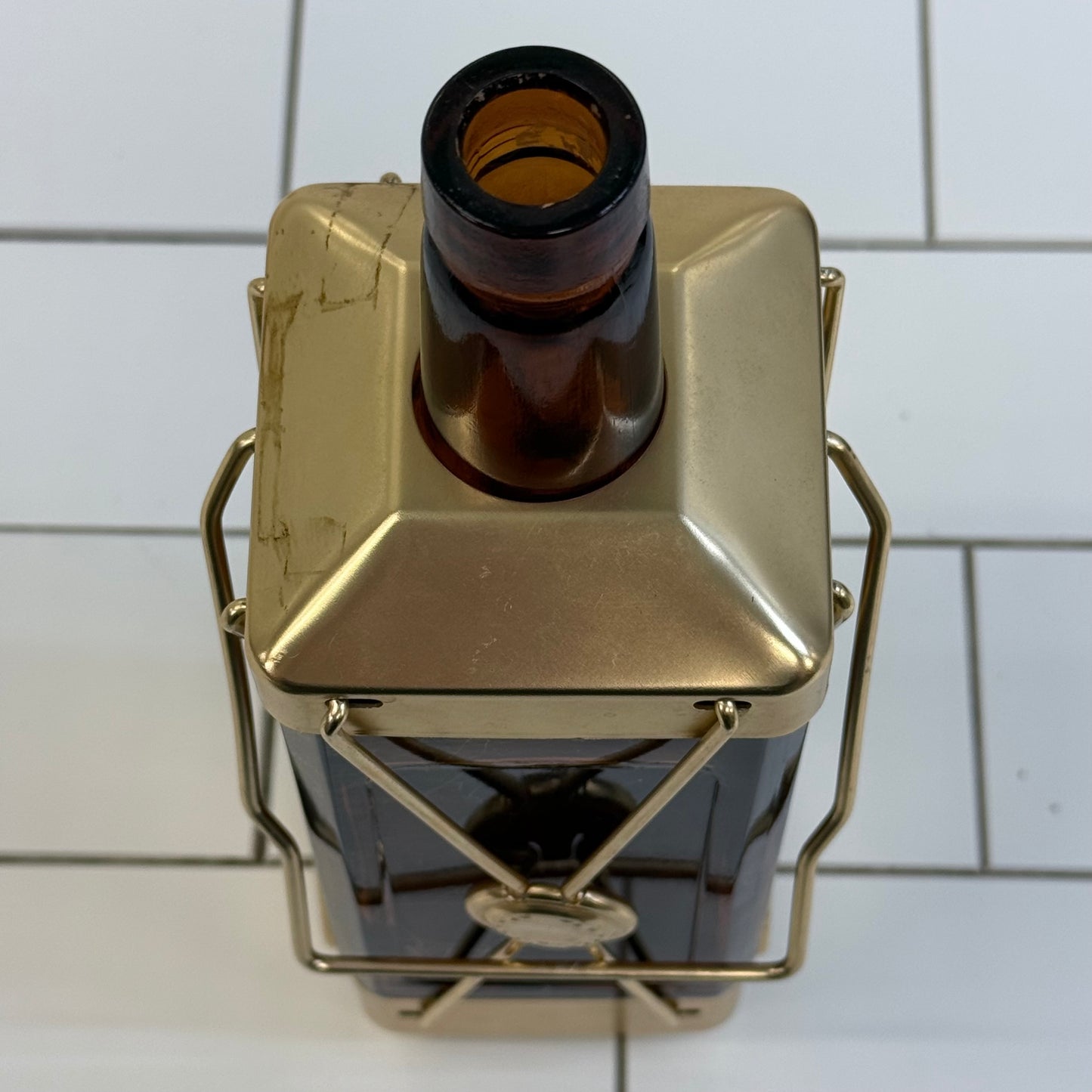 Swiss Harmony Musical Lantern Decanter Bottle Plays How Dry I Am