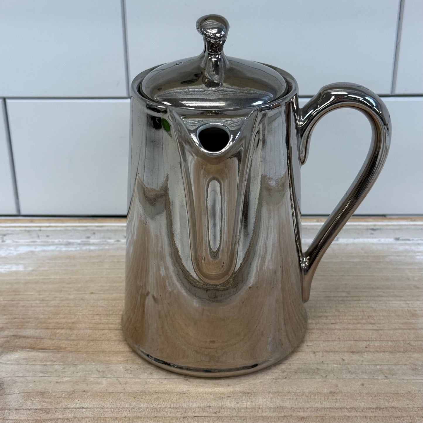 Royal Worcester Tea Set True Silver Lustre, Porcelain Set of 3