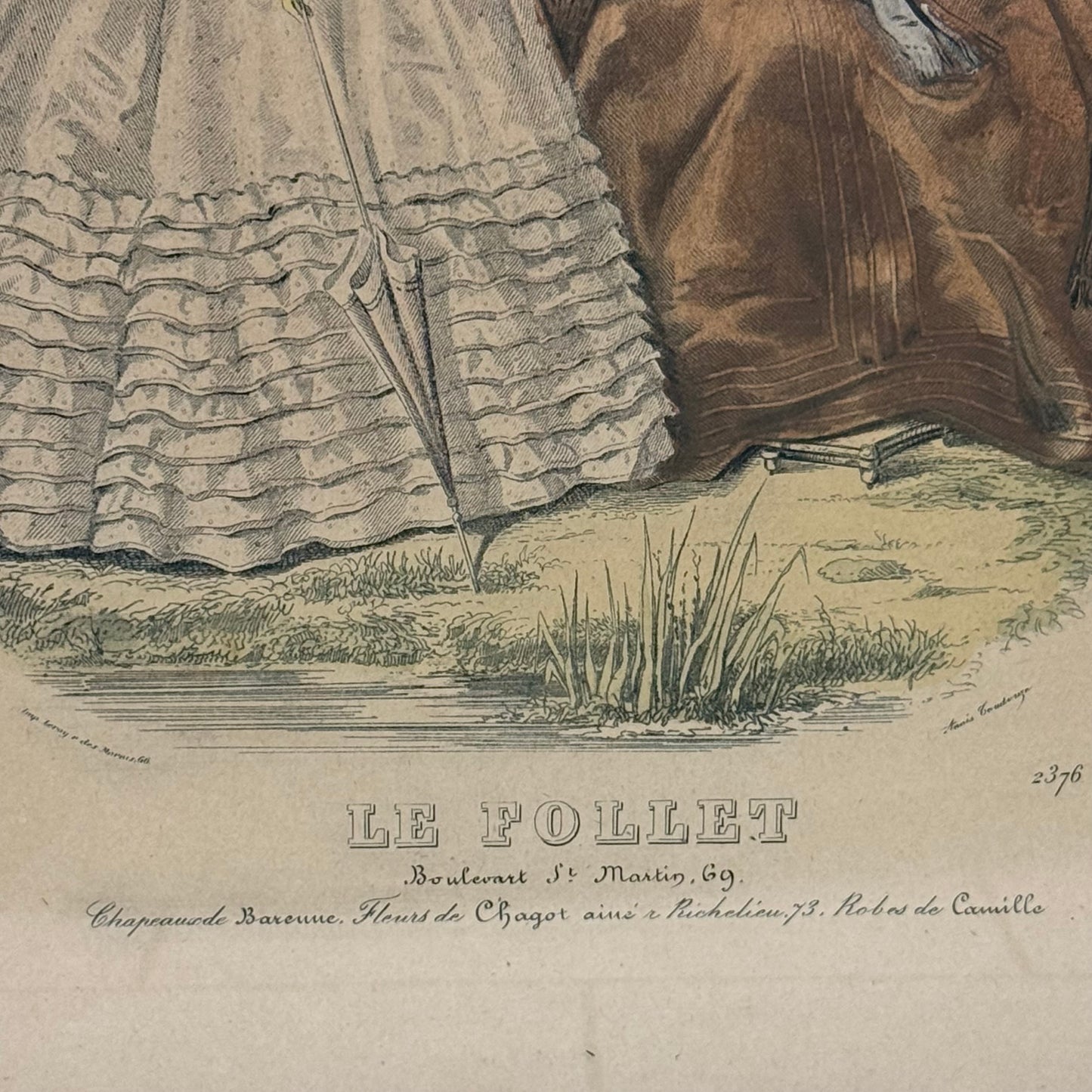 Le Follet & Le Moniteur de La Mode Framed Prints Set of 2