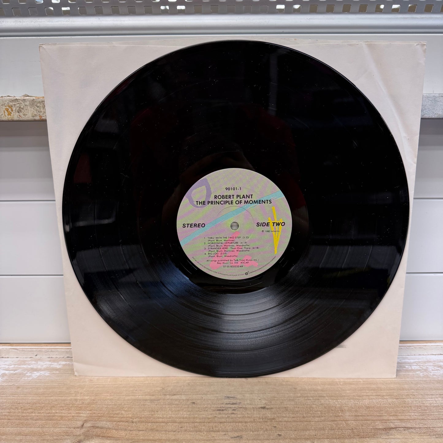 Robert Plant Principle of Moments Vinyl Record 1983 LP
