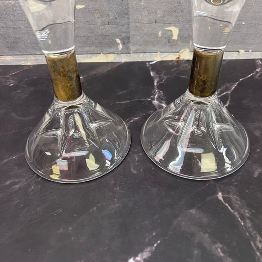 Trumpet Drinking Glasses, Set of 2 MCM