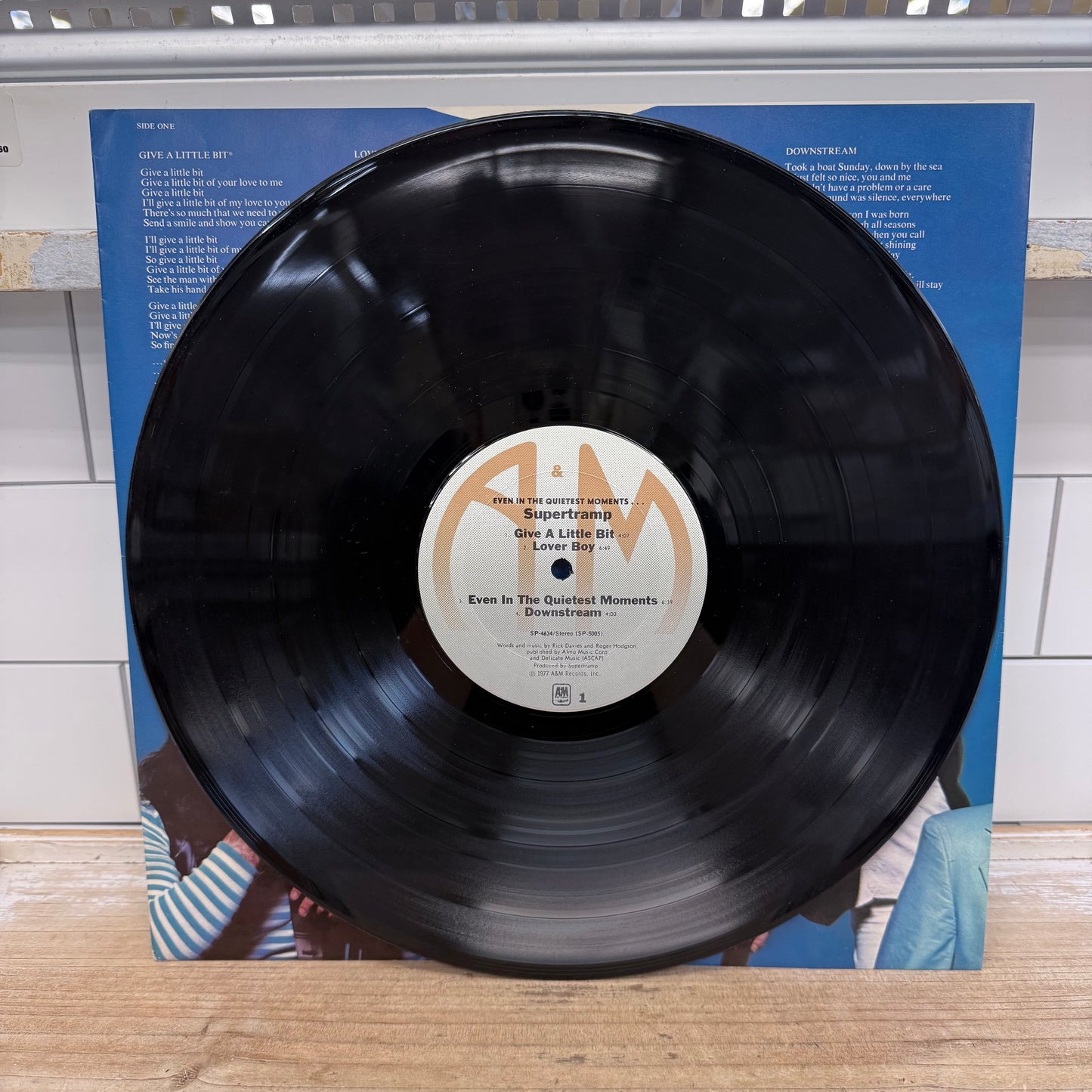 Supertramp Even in the Quietest Moments Vinyl Record LP 1977 #SP-4634