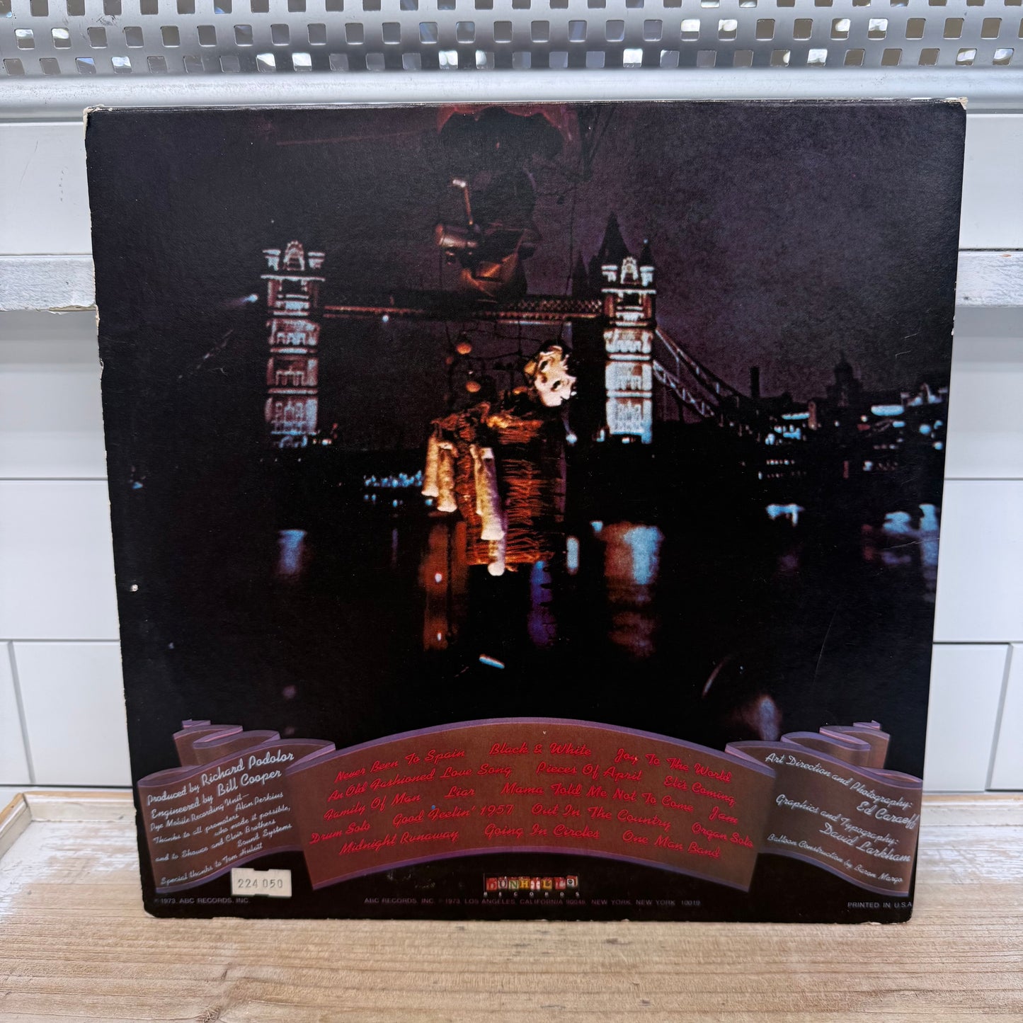 Three Dog Night Around the World Double Vinyl LP 1973